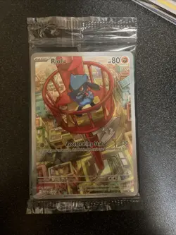 Riolu Black Star Promo Illustration Rare #10 Sealed - Pokemon Mega Evolutions - Image 1