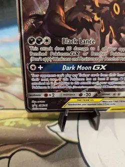 Pokemon TCG Umbreon & Darkrai GX Black Star Promo Tag Team SM241 Near Mint - Image 4