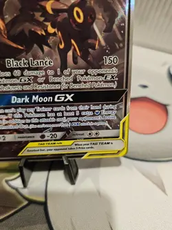 Pokemon TCG Umbreon & Darkrai GX Black Star Promo Tag Team SM241 Near Mint - Image 5