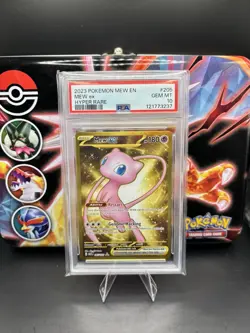 2023 POKEMON MEW EN-151 #205 MEW ex HYPER RARE PSA 10 GEM MT - Image 1