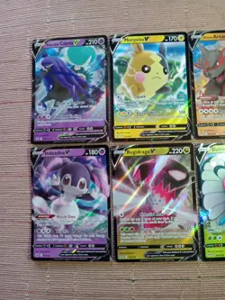 Pokemon TCG Lot of 10 V Holos 1 Is A Promo All Nm Or Better No Duplicates - Image 1