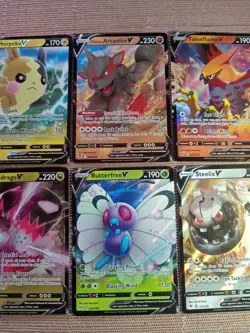 Pokemon TCG Lot of 10 V Holos 1 Is A Promo All Nm Or Better No Duplicates - Image 2