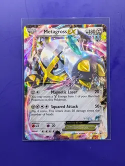 Metagross GX XY34 Holo Black Star Promo Pokemon - LP - Image 1