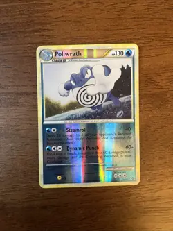 Poliwrath Reverse Holo Rare 21/95 Pokemon TCG Unleashed - Image 1