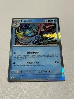 Pokemon Mega Evolution #002 Inteleon STAFF Prerelease Promo - Image 1