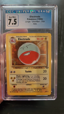 ELECTRODE - CGC 7.5 - 1999 Pokemon HOLO Jungle - #2/64 - Image 2