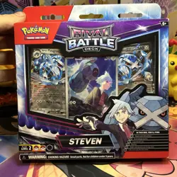Pokemon TCG Rival Battle Deck Steven Beldum, Sealed, Destined Rivals - Image 2