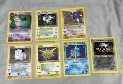 Pokemon Vintage Holo Lot Of 7 - Conditions Vary - See Photos! - Read Description - Image 1