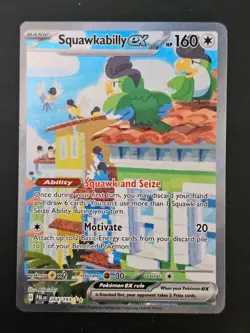 Squawkabilly ex 264/193 - Pokemon Paldea Evolved Special Illustration - Image 1