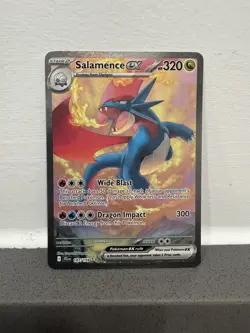 Salamence EX 187/159 Pokemon TCG Journey Together Special Illustration Rare NM - Image 1