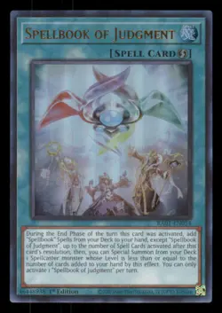 Yugioh Spellbook of Judgment #RA01-EN054 25th Anniversary Rarity Ultra Rare NM - Image 1