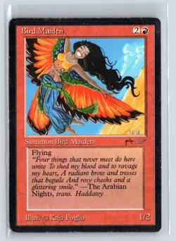 ARABIAN NIGHTS - Bird Maiden (Light) MTG Magic the Gathering Card - Image 5