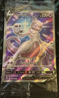 Mewtwo V SWSH229 SWSH: Sword & Shield Holo Sealed Promo Pokemon Card Sealed - Image 1