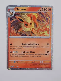 Flareon 167 Cosmos Holo Black Star Promo Prismatic Evolutions Pokemon Card NM - Image 1