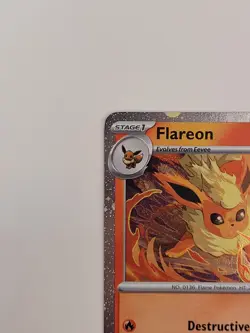 Flareon 167 Cosmos Holo Black Star Promo Prismatic Evolutions Pokemon Card NM - Image 5