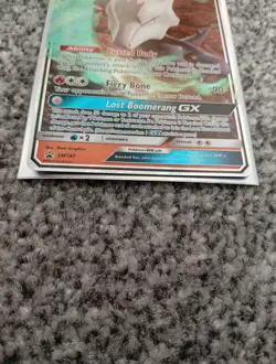 Pokemon Alolan Marowak GX SM187 Holo Black Star Promo Card - Image 3