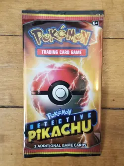Pokemon Detective Pikachu Movie Pack Sealed 2 Cards - Image 1
