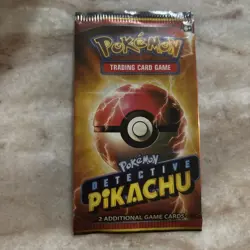 Pokemon Detective Pikachu Movie 2-Card Booster Pack (with SM190 Promo Holo Rare) - Image 1