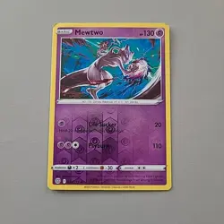 Pokemon Card Mewtwo 056/172 Brilliant Stars Reverse Holo Promo HP - Image 1