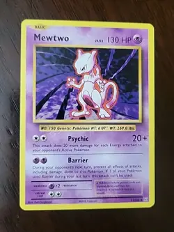 NM! Mewtwo - 51/108 - Pokemon Evolutions XY Non-Holo Rare Card - Image 1