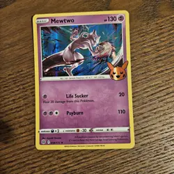Mewtwo - 056/172 - Trick Or Trade Halloween Holo Promo Rare - Pokemon Card - NM - Image 1