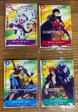 All 4 SEVEN ELEVEN Parallel PROMO One Piece Card P-041 P-003 P-001 ST03-008 jp - Image 1