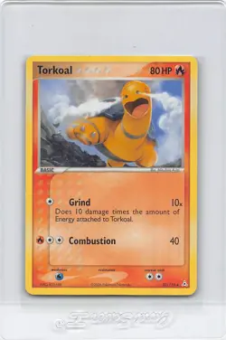 TORKOAL 33/110 - Non Holo Rare - EX Holon Phantoms - 2006 POKEMON CARD - NM - Image 1