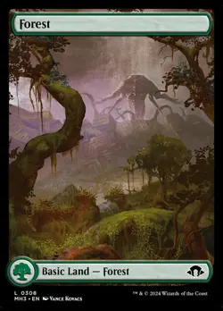 Forest (308) Full Art Modern Horizons 3 MH3 MTG Magic - Image 1