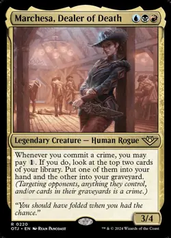Marchesa, Dealer of Death (220) Outlaws of Thunder Junction OTJ MTG Magic - Image 1