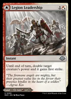 Legion Leadership // Legion Stronghold (255) Modern Horizons 3 MH3 MTG Magic - Image 1