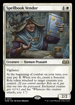 Spellbook Vendor (031) Wilds of Eldraine WOE MTG Magic - Image 1