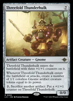 Threefold Thunderhulk (265) The Lost Caverns of Ixalan LCI MTG Magic - Image 1