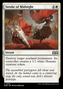 Stroke of Midnight (033) Wilds of Eldraine WOE MTG Magic - Image 1