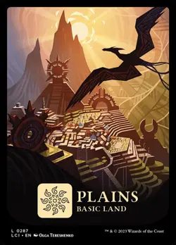 Plains (287) Full Art The Lost Caverns of Ixalan LCI MTG Magic - Image 1