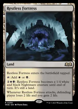 Restless Fortress (259) Wilds of Eldraine WOE MTG Magic - Image 1