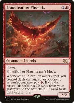 Bloodfeather Phoenix (132) March of the Machine MOM MTG Magic - Image 1