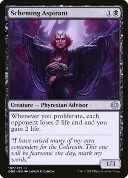 Scheming Aspirant (107) Phyrexia: All Will Be One ONE MTG Magic - Image 1