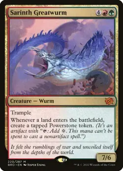 Sarinth Greatwurm (220) The Brothers' War BRO MTG Magic - Image 1