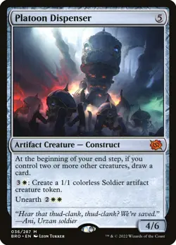 Platoon Dispenser (036) The Brothers' War BRO MTG Magic - Image 1