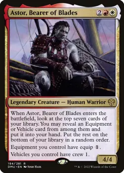Astor, Bearer of Blades (194) Dominaria United DMU MTG Magic - Image 1