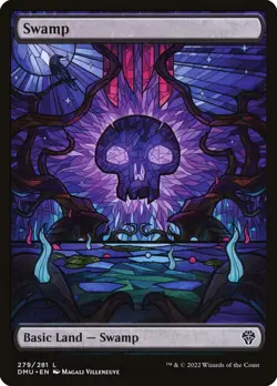 Swamp (279) Full Art Dominaria United DMU MTG Magic - Image 1