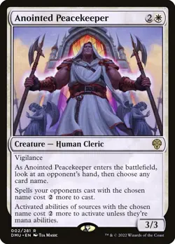 Anointed Peacekeeper (002) Dominaria United DMU MTG Magic - Image 1