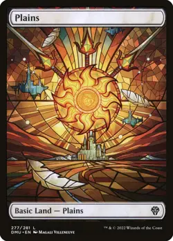 Plains (277) Full Art Dominaria United DMU MTG Magic - Image 1