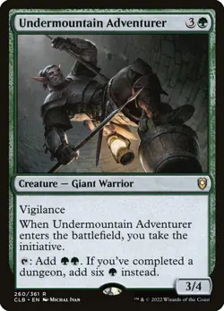 Undermountain Adventurer (260) Battle for Baldur's Gate CLB MTG Magic - Image 1