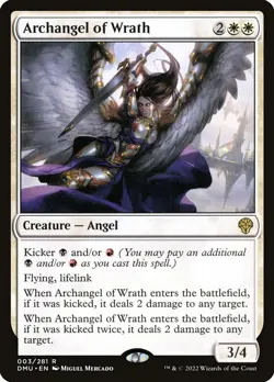 Archangel of Wrath (003) Dominaria United DMU MTG Magic - Image 1