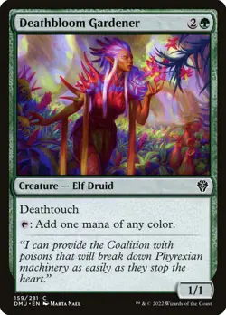 Deathbloom Gardener (159) Dominaria United DMU MTG Magic - Image 1