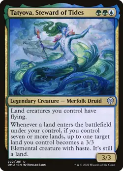 Tatyova, Steward of Tides (222) Dominaria United DMU MTG Magic - Image 1