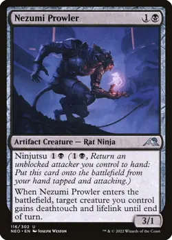 Nezumi Prowler (116) Kamigawa: Neon Dynasty NEO MTG Magic - Image 1