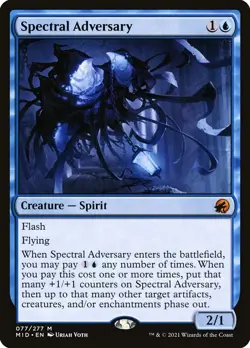 Spectral Adversary (077) Innistrad: Midnight Hunt MID MTG Magic - Image 1