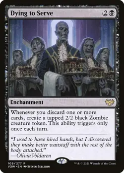 Dying to Serve (109) Innistrad: Crimson Vow VOW MTG Magic - Image 1